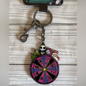 🎃Loungefly Disney NBC Spinning Wheel Keychain